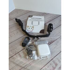 KittyFind GPS Tracker, adjustable Apple /Google ,Mini Anti-Lost for Dogs/Cats